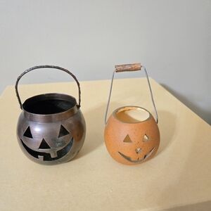 Pumpkin Set - Bronze and Orange